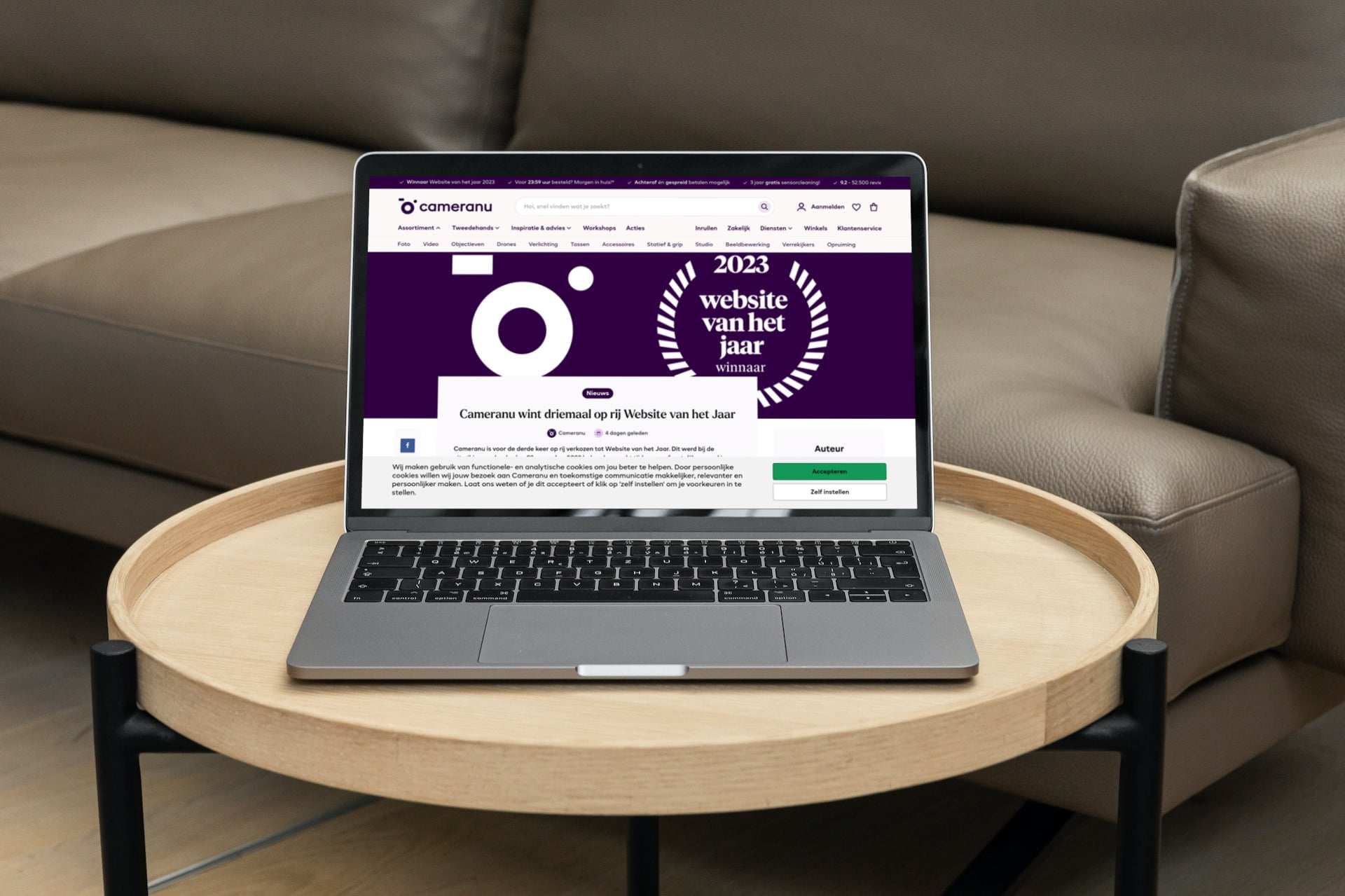 CameraNu website van jaar