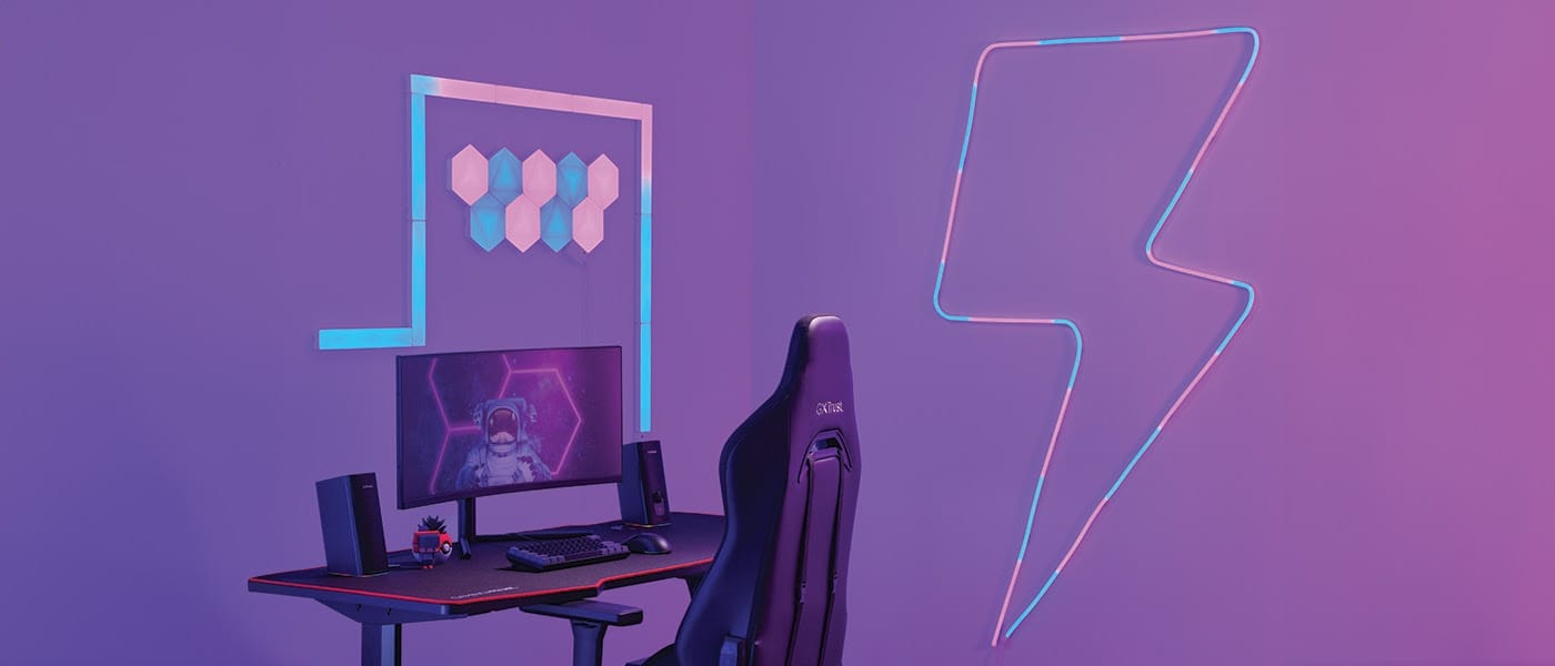 Verlichting van Trust voor gamers
