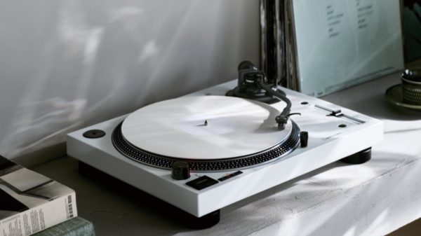 Witte speler van Audio-Technica